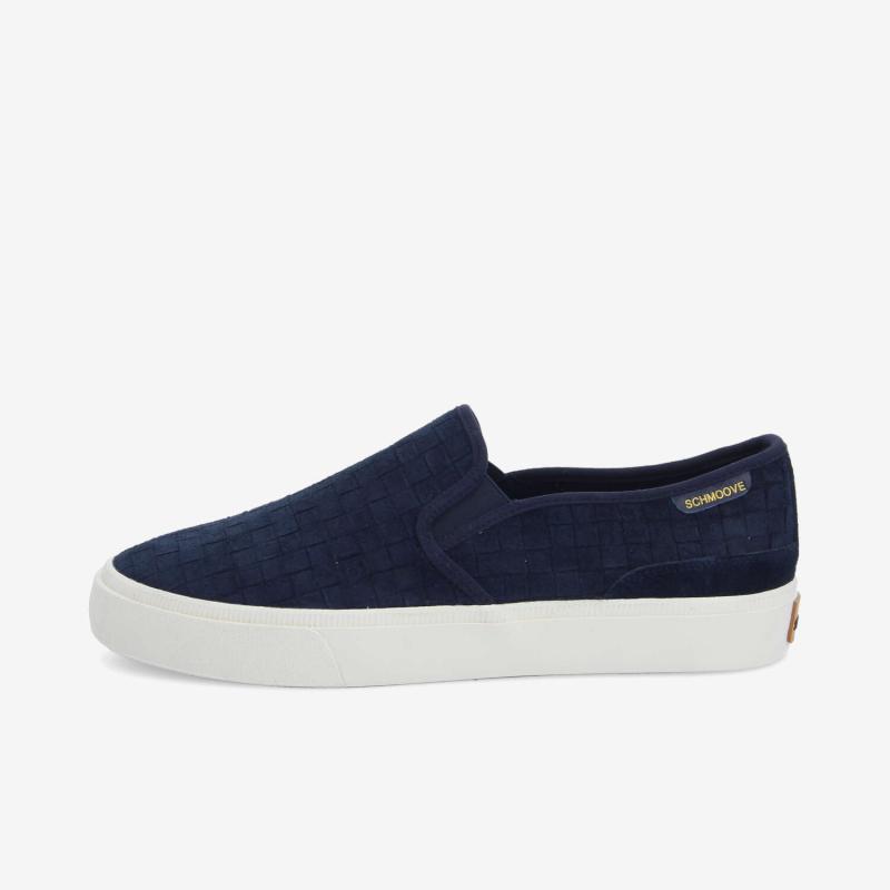 ARLO SLIP ON M - EMBOSSED SUEDE - NAVY